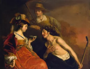 Granida and Daifilo Oil painting by Jacob Adriaensz Backer