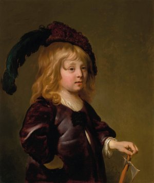 Portrait of a boy by Jacob Adriaensz Backer Oil Painting