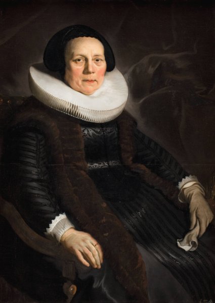 Main Product Photo of Portrait of a Woman  Painting by Jacob Adriaensz Backer