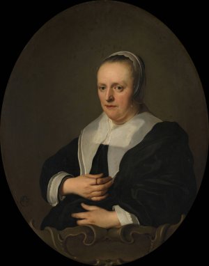 Portrait of Sara de Bie by Jacob Adriaensz Backer Oil Painting