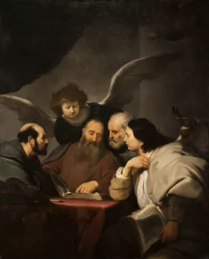 The Four Evangelists by Jacob Adriaensz Backer Oil Painting