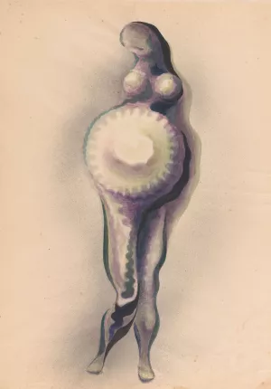 Zwangere vrouw by Jacob Bendien Oil Painting