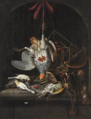 Dead Wildfowl Oil painting by Jacob Biltius