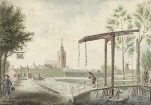 Gezicht op Naarden by Jacob Bolten Oil Painting