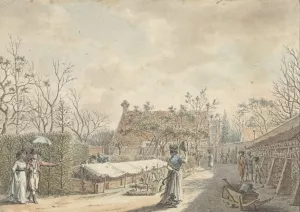 Visit to a Flower Nursery by Jacob Cats Oil Painting