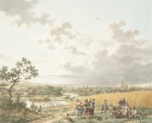 Zomer, middag en lucht by Jacob Cats Oil Painting