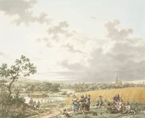 Zomer, middag en lucht by Jacob Cats Oil Painting