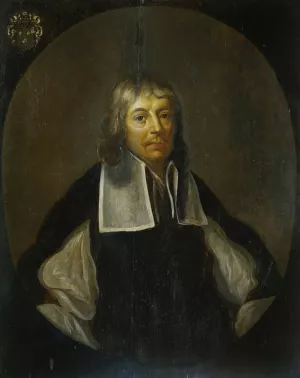 Portrait of Joan Maetsuyker, Governor-General of the Dutch East Indies by Jacob Coeman Oil Painting