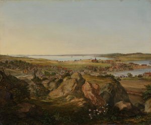 View of Moss by Jacob Coning Oil Painting