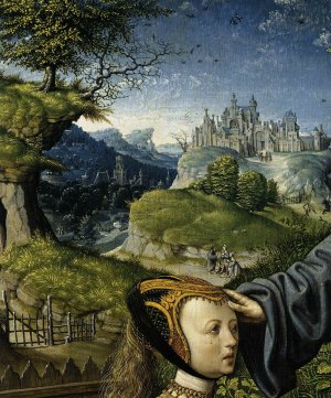 Christ Appearing to Mary Magdalene as a Gardener Detail