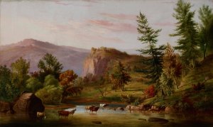 Brook in Summer by Jacob Cox Oil Painting