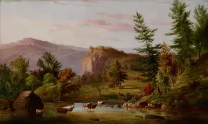 Brook in Summer by Jacob Cox Oil Painting