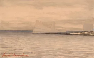 Isbjerge by Jacob Danielsen Oil Painting