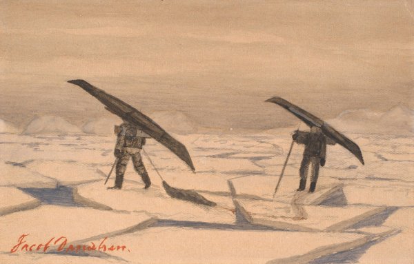 Saelfangst  by Jacob Danielsen - Hand-Painted Oil Painting Reproduction