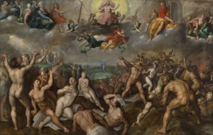 Last Judgement by Jacob De Backer Oil Painting