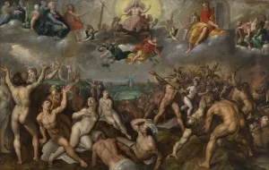 Last Judgement by Jacob De Backer Oil Painting