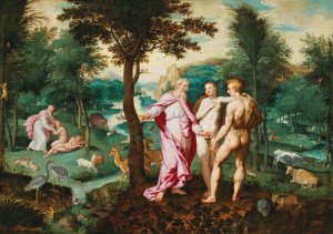 The Earthly Paradise by Jacob De Backer Oil Painting