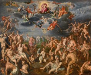 The Last Judgement by Jacob De Backer Oil Painting