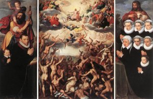 The Last Judgement by Jacob De Backer Oil Painting