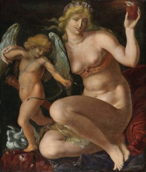 Venus and Amor by Jacob De Gheyn II Oil Painting