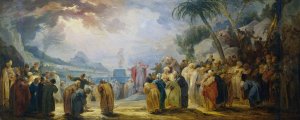 Moses Choosing the Seventy Elders by Jacob De Wit Oil Painting