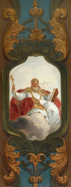 Pope Gregory the Great, Church Father by Jacob De Wit Oil Painting