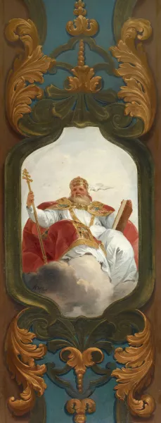 Pope Gregory the Great, Church Father by Jacob De Wit Oil Painting