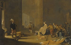 An Interior of a Guardroom by Jacob Duck Oil Painting