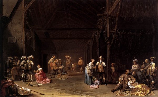 Dividing the Spoils by Jacob Duck - Hand-Painted Oil Painting Reproduction