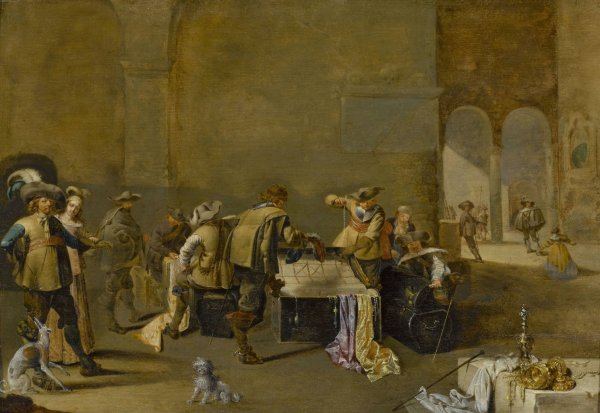 Guardhouse by Jacob Duck - Hand-Painted Oil Painting Reproduction