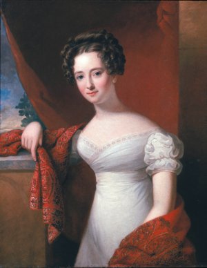 Isabella Hodgkiss Norvell by Jacob Eichholtz Oil Painting