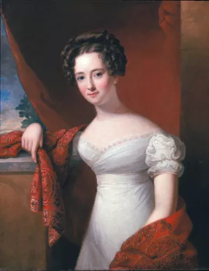 Isabella Hodgkiss Norvell by Jacob Eichholtz Oil Painting