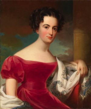 Jane Evans Tevis by Jacob Eichholtz Oil Painting