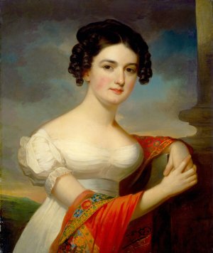 Julianna Hazlehurst by Jacob Eichholtz Oil Painting