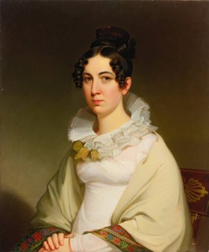Mrs. Longnecker by Jacob Eichholtz Oil Painting