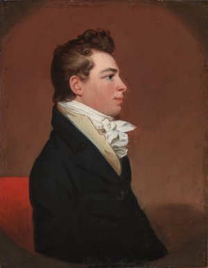 Portrait of a Man by Jacob Eichholtz Oil Painting
