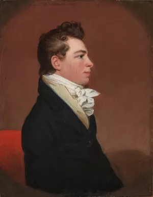 Portrait of a Man by Jacob Eichholtz Oil Painting