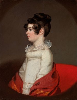 Portrait of a Woman by Jacob Eichholtz Oil Painting