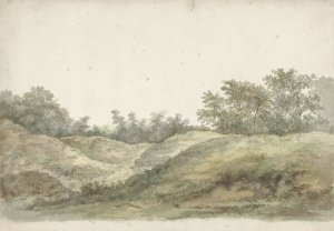 Duinlandschap by Jacob Ernst Marcus Oil Painting
