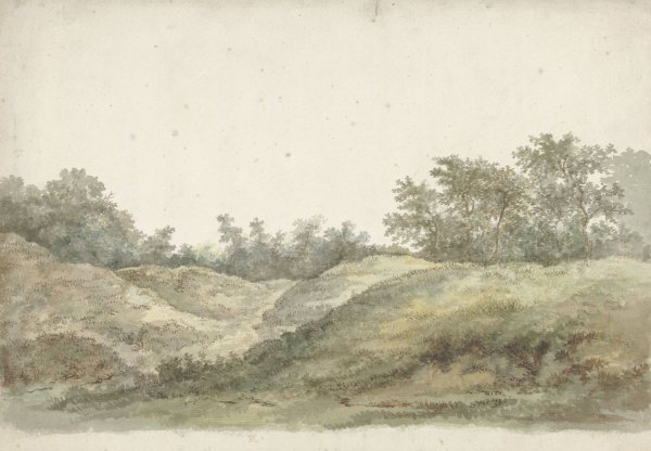 Main Product Photo of Duinlandschap  Painting by Jacob Ernst Marcus
