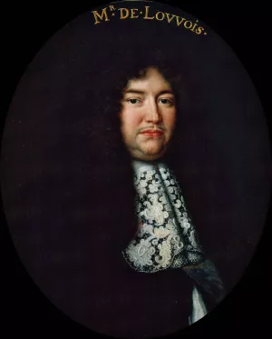 Portrait de Francois-Michel Le Tellier, marquis de Louvois by Jacob Ferdinand Voet Oil Painting