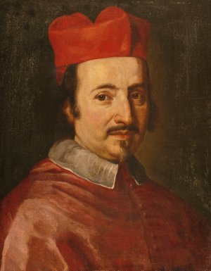 Portrait of Cardinal Federico Ubaldo Baldeschi Colonna by Jacob Ferdinand Voet Oil Painting