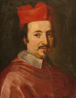 Portrait of Cardinal Federico Ubaldo Baldeschi Colonna by Jacob Ferdinand Voet Oil Painting