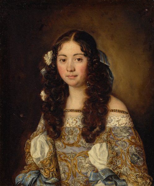 Main Product Photo of Portrait Of Laura Chigi Painting by Jacob Ferdinand Voet