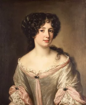 Portrait of Maria Mancini by Jacob Ferdinand Voet - Oil Painting Reproduction