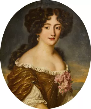 Portrait of Ortensia Mancini, duchessa di Mazzarino by Jacob Ferdinand Voet Oil Painting