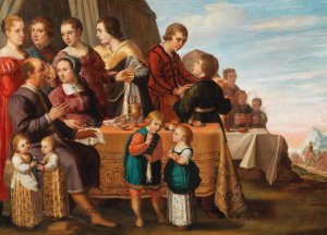 A Family In An Encampment by Jacob Gerritsz Cuyp Oil Painting