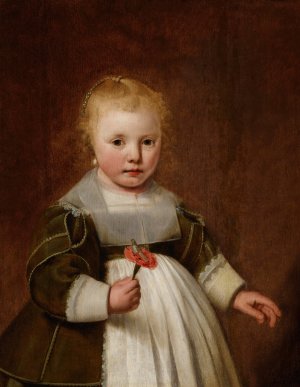 Portrait of a Little Girl by Jacob Gerritsz Cuyp Oil Painting