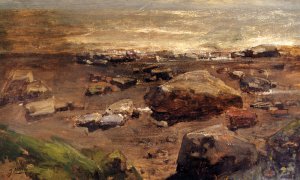 Boulders by Jacob Henricus Maris Oil Painting