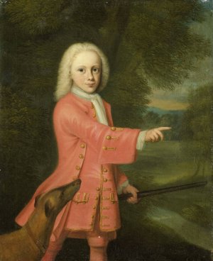 Portrait of a Boy by Jacob Jan Nachenius Oil Painting